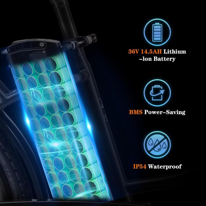 ttgo E Bike 26 Zoll, Elektrofahrräder für Herren Damen mit 36V 14,5Ah/18Ah Akku, 60–120 km Reichweite Citybike, LCD Display, 6/7-Gang, Aluminiumrahmen, Elektrofahrrad mit Korb