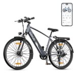 E-Bike Damen/Herren, 26 Zoll/27.5 Zoll Elektrofahrrad, mit 36V 13Ah Li-Ion Akku, 250W Motor, Reichweite bis zu 100KM im Hybrid Modell
