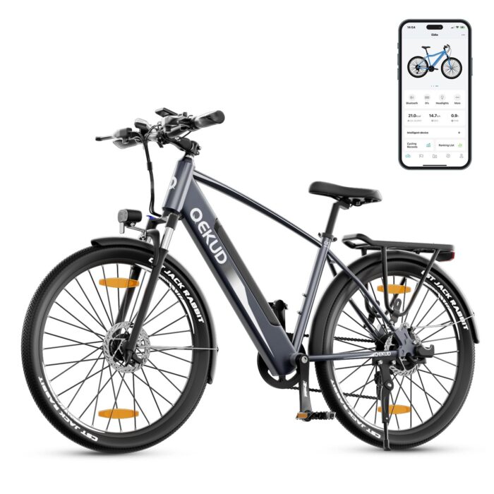 E-Bike Damen/Herren, 26 Zoll/27.5 Zoll Elektrofahrrad, mit 36V 13Ah Li-Ion Akku, 250W Motor, Reichweite bis zu 100KM im Hybrid Modell
