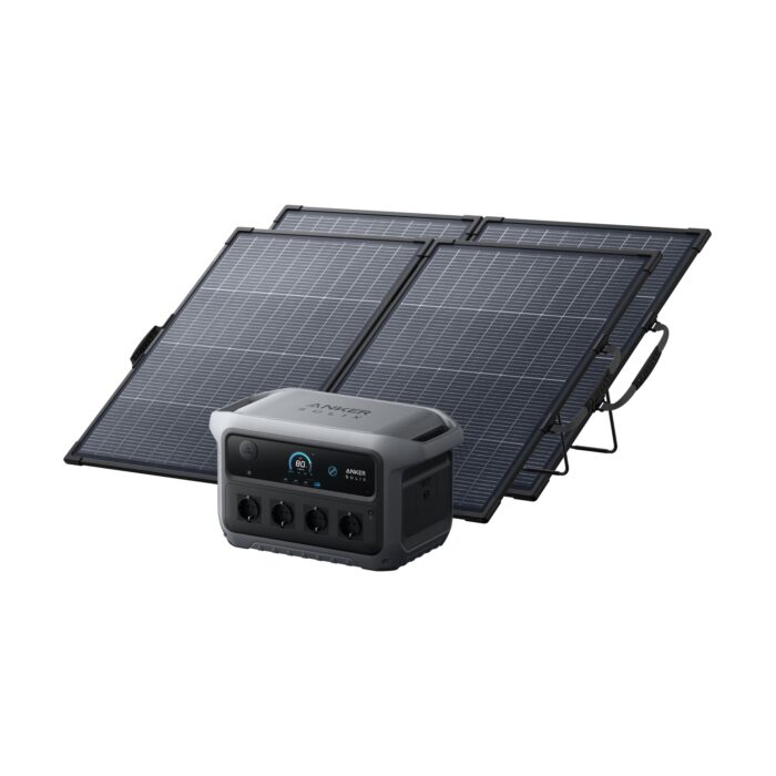 Anker SOLIX C2000 Gen 2 Tragbare Powerstation, 2400W (Spitzenleistung 4000W) Solargenerator, In 58 Min voll geladen, 2048Wh LiFePO₄-Akku, Für Camping und Stromausfälle (optional mit Solarpanel)