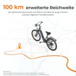 27,5" E-Bike für Erwachsene | 250W Motor, 7-Gang Schaltung | Wechselbarer 36V 13Ah Akku, Bis zu 100km Reichweite | 25 km/h Pedelec für Damen & Herren | Ideal für Stadt & Pendler