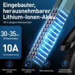 Eleglide E Bike, E-Bike Herren Damen mit 250W Motor 10Ah Akku, Offroad E-Mountainbike, 7 Gänge Elektrofahrrad Für Berge und Pendeln, Multifunktional, Höchstgeschwindigkeit 25km/h, 35 km Reichweite