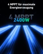 Anker SOLIX 2 Pro, Balkonkraftwerk mit Speicher (1600Wh), Solarbank 2 Pro (4 MPPT), 2400W Solareingang, bis zu 4 Solarmodule, bis zu 9,6 kWh Kapazität, 6000 Zyklen, Plug & Play, 0% VAT