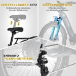 HITWAY E Bike 26X3.0 City Elektrofahrrad Pedelec, 250W City Cruiser E-Bike, 48V 18Ah austauschbarer Akku, max. Reichweite 55–80 km, 7 Gänge, Pendler-Elektrofahrrad für Erwachsene