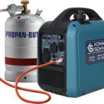Könner & Söhnen Inverter Stromerzeuger KS 1900iG S, 2000W Dual Fuel Generator (LPG/Benzin), Notstromaggregat Leise, 17kg Ultraleicht, Reine Sinuswelle, Eco-Mode, USB, Euro-5