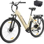 ttgo 28 Zoll E Bike für Erwachsene, Elektrofahrräder mit 36V 18Ah Akku 250W Motor 25 km/h 80-120 km Reichweite, 7-Gang Getriebe mit LCD-Display City E Bike für Herren Damen, C3 SE