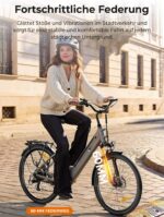 Touroll J1 ST 27,5" E Bike, Elektrofahrrad Trekkingrad E-Bike Herren Damen mit 561.6Wh Akku,100km Reichweite, 250W Motor, E-Fahrrad mit 7-Gang-Getriebe, Pedelec Citybike EBike für Erwachsene