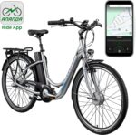 ZÜNDAPP E Bike 26 Zoll Fahrrad Damen Ebike 26 Zoll Green 2.7 Elektrofahrrad Pedelec Cityrad Hollandrad