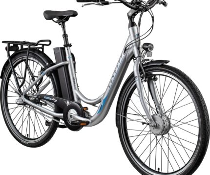 ZÜNDAPP E Bike 26 Zoll Fahrrad Damen Ebike 26 Zoll Green 2.7 Elektrofahrrad Pedelec Cityrad Hollandrad