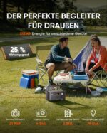 Jackery Explorer 500 V2 Tragbare Powerstation, 512Wh Solargenerator 230V/500W (Spitze 1000W) mit Schnellladung, LiFePO4 Akku 6000 Zyklen, Solargenerator für Camping, Wohnmobil, Notfälle, Reisen