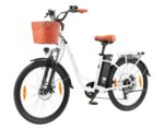 ttgo E Bike 26 Zoll, Elektrofahrräder für Herren Damen mit 36V 14,5Ah/18Ah Akku, 60–120 km Reichweite Citybike, LCD Display, 6/7-Gang, Aluminiumrahmen, Elektrofahrrad mit Korb