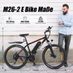 VARUN E Bike, 26/24 Zoll E-Mountainbike Herren Damen mit 48/36V Batterie, 21/1 Gang, Aluminium Rahmen, Reichweite 40-80KM, Ebike für Erwachsene und Jugendliche