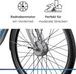 ZÜNDAPP E Bike 26 Zoll Fahrrad Damen Ebike 26 Zoll Green 2.7 Elektrofahrrad Pedelec Cityrad Hollandrad