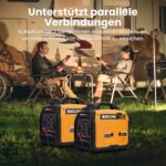 maXpeedingrods 2300W Inverter Stromerzeuger Superleise Tragbarer für Outdoor Camping Wohnmobil 4 Takt Leicht Notstromaggregat Benzin für Reise Garage, Wohnwagen mit USB und 230 V Steckdosen