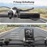 VARUN E Bike Klapprad 20 Zoll, Ebike Herren Damen mit 48V 13Ah Akku, 120KM Reichweite, 4.0 Fat Tire, LCD-Display mit 5 PAS, E-fatbike mit 7-Gang, StVZO, All-Terrain Pedelec Elektrofahrrad