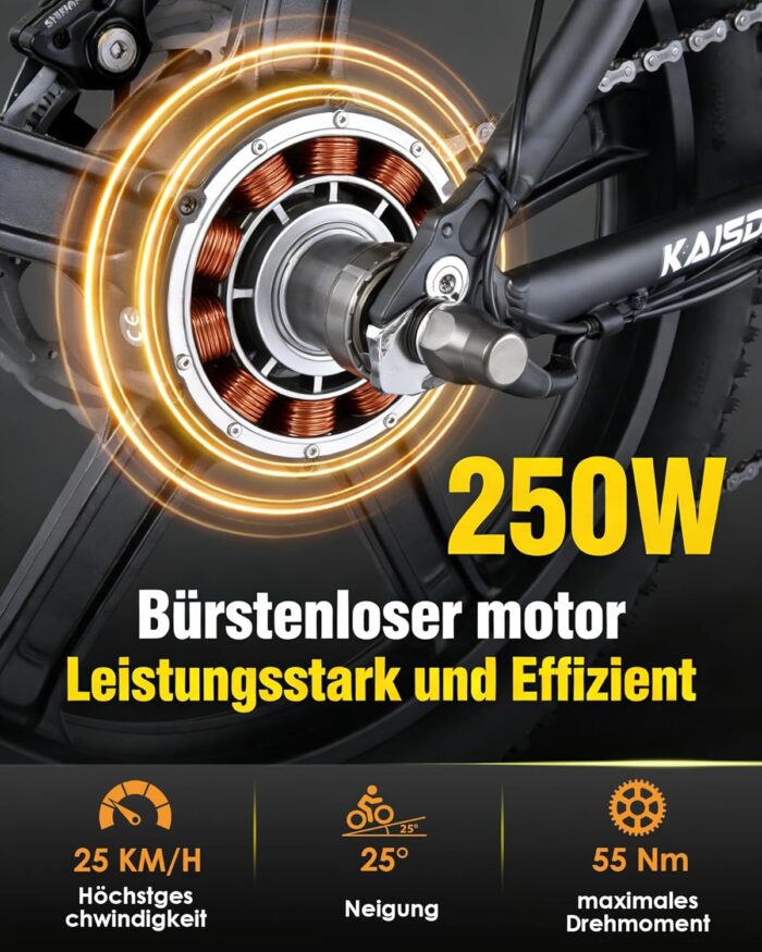 E-Bike Klappbar 20 Zoll Fatbike – 36V20.8Ah Doppelakku, bis 45-90KM Reichweite & 150KG Belastungebike 20 Zoll Fat Tire für Schnee, Stadt, Strand – 33KG Leicht & IPX-Wasserdicht