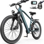 Eleglide E Bike, E-Bike Herren Damen mit 250W Motor 10Ah Akku, Offroad E-Mountainbike, 7 Gänge Elektrofahrrad Für Berge und Pendeln, Multifunktional, Höchstgeschwindigkeit 25km/h, 35 km Reichweite