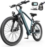 Eleglide E Bike, E-Bike Herren Damen mit 250W Motor 10Ah Akku, Offroad E-Mountainbike, 7 Gänge Elektrofahrrad Für Berge und Pendeln, Multifunktional, Höchstgeschwindigkeit 25km/h, 35 km Reichweite