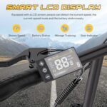 EVERCROSS Elektrofahrrad für Erwachsene, 250W E Bike,16''x 2.0/20" x 4.0 Fette Reifen, bis zu 25KM/H & 60-100km Reichweite,36V/48V Abnehmbare Batterie, Berg Schnee Elektro Offroad Fahrrad