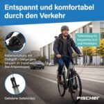 Fischer E-Bike City CITA 2403 Active Elektrofahrrad für Damen und Herren, RH 43, Frontmotor 40 Nm, 48 V Akku
